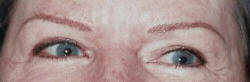 After permanent eyebrows-eyeliner